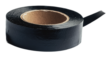 Black adhesive tape roll for various uses png