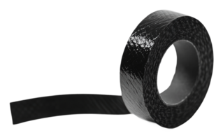 Black adhesive tape on a white background png