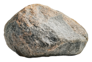 Large irregular rock with a rough texture png