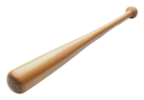 Simple wooden bat for sports and training use png