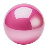 Bright pink spherical object on a white background png
