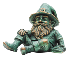 Charming gnome figurine with a whimsical design png