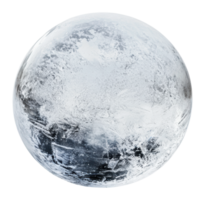 Frozen surface like a distant planet png