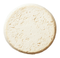 Soft fresh cheese displayed on a white background png