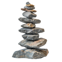 Balanced Rock Piles Highlighting Unique Shapes and Rugged Natural Colors png