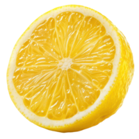 Lemon, clipping path isolate on transparency background png