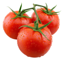 Tomatoes, clipping path isolate on transparency background png