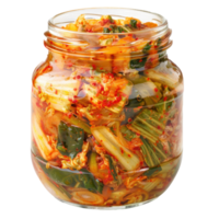 Jar of Kimchi isolate on transparency background png