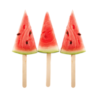 Watermelon ice-cream on Sticks isolate on transparency background png