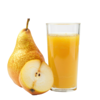 pear juice front view isolate on transparency background png