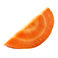 Piece of Carrot isolate on transparency background png