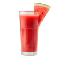 Watermelon juice front view isolate on transparency background png