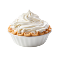 pie cream isolated on transparent background png