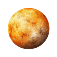 Planet Mercury isolated on transparent background png
