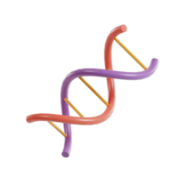 A stylized representation of a DNA double helix, illustrating genetic structure and function. png