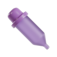 A purple container with a tapered end, likely used for dispensing liquids or creams. png