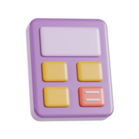 A colorful, stylized calculator with buttons, designed for educational or playful use. png