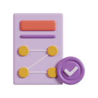 A colorful graphic design featuring buttons and a checkmark, symbolizing task completion. png