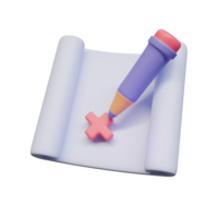 A stylized image of a scroll with a marker highlighting a cross symbol. png