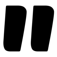 Quotation Marks isolated on a Transparent Background png