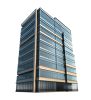 Office building isolated on transparent background png