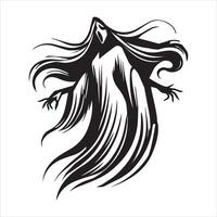 Enchanted Mermaid Beneath the Waves Illustration vector
