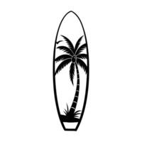 Surfboard Illustration Graphic for Design Needs vector
