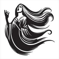 Enchanted Mermaid Beneath the Waves vector