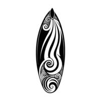 Surfboard Graphic for Designers vector