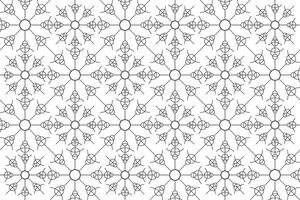 a black and white pattern with a star design vector