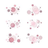 Abstract blob hipster texture isolated illustration. vector