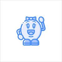 A cartoon character with a bow and arrow vector