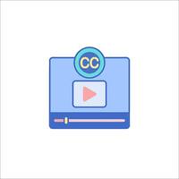 A player icon with the words ccc vector
