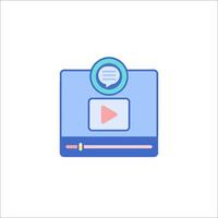 player icon illustration vector