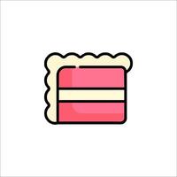 Cake icon illustration vector
