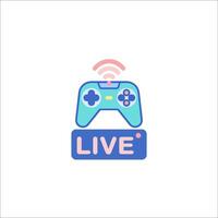 A game controller and the word live vector