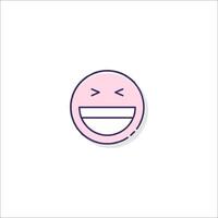 A smiley face icon with a smiley face vector