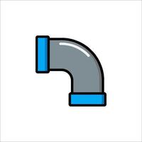 A pipe icon on a white background vector