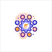 The logo for the new biz dev program vector