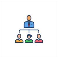 a person is standing on top of a group of people vector