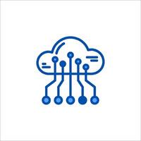 cloud computing icon illustration vector