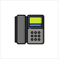 A phone icon on a white background vector