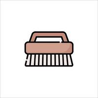 A brush icon on a white background vector