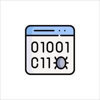 A calendar with the date and time on it vector