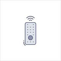 A remote control icon on a white background vector