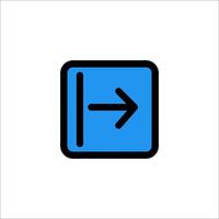 A blue arrow pointing in the direction of an arrow vector