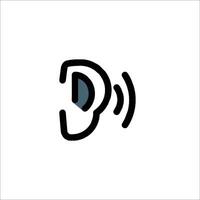 A simple icon of a person with a microphone vector