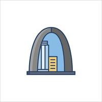 Architecture icon illustration vector