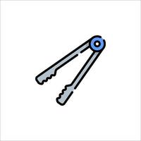 A pair of scissors on a white background vector