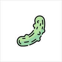 A pickle icon on a white background vector